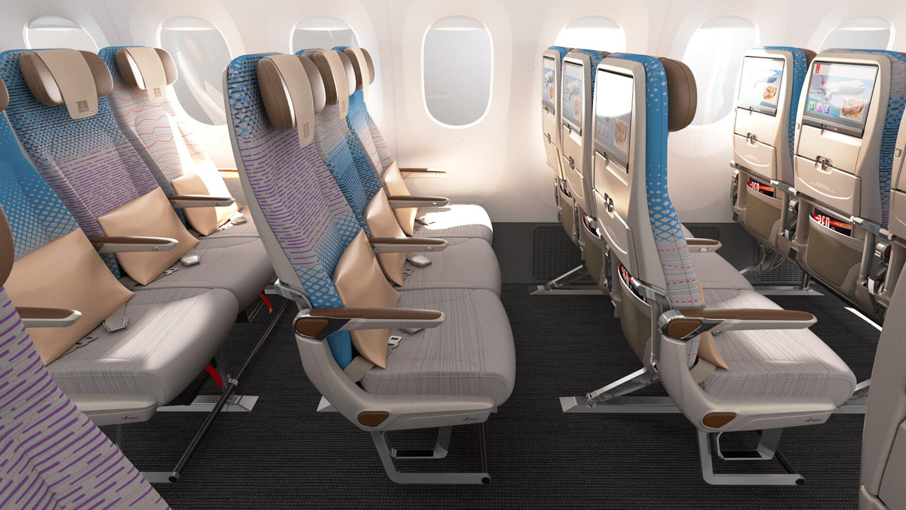 Airplane Cabin Interior Airplane Cabin Interior